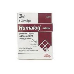 HUMALOG REFILL 100MIX CARTRIDGES(FRIDGE ITEM)5S
