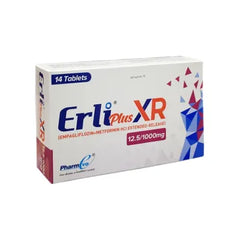 ERLI TAB PLUS XR 12.5/1000MG