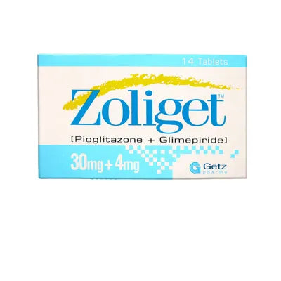 ZOLIGET TAB 30/4MG