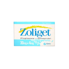 ZOLIGET TAB 30/4MG