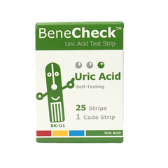 BENECHECK URIC ACID TEST STRIPS 25S