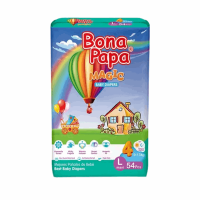 BONA PAPA DIAPERS MAGIC LARGE 54PCS