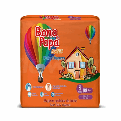 BONA PAPA DIAPERS MAGIC SMALL 88PCS