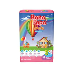 BONA PAPA DIAPERS MAGIC MEDIUM 60PCS