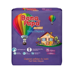 BONA PAPA DIAPERS MAGIC XL 72PCS