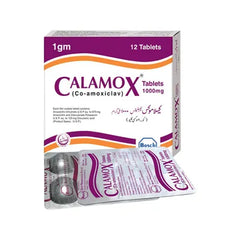 CALAMOX TAB 1GM 12S