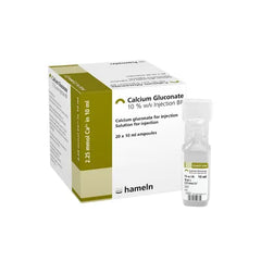 CALCIUM GLUCONATE INJ 10CC
