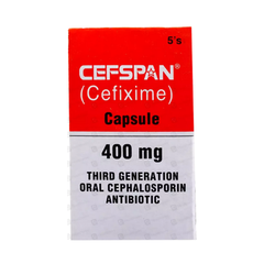 CEFSPAN CAP 400MG********