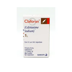 CLAFORAN INJ 1GM IV/IM