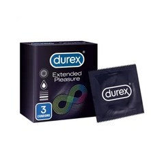 DUREX CONDUM 3 PCS EXTENDED PLEASURE LONGER LASTING