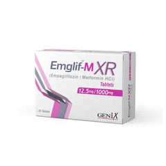EMGLIF TAB M XR 12.5/1000MG
