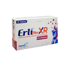 ERLI TAB PLUS XR 12.5/1000MG