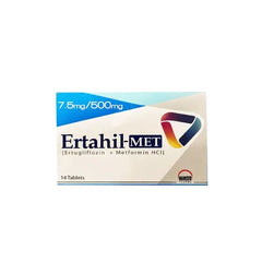 ERTAHIL TAB MET 7.5 500MG