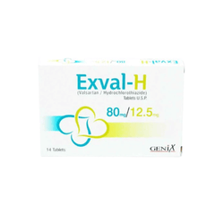 EXVAL TAB H 80/12.5MG