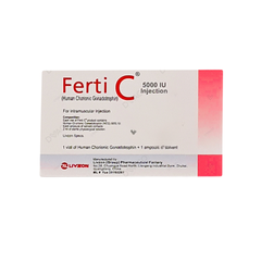 FERTIC INJ 5000IU (FREDGE ITEM) 12 ****