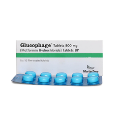GLUCOPHAGE TAB 500MG