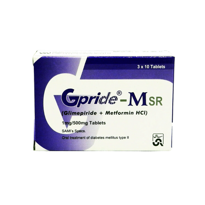 GPRIDE TAB MSR 1/500MG