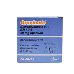 GRAVINATE INJ 50MG IV/IM******(RX)