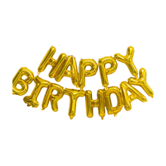 HBD FOIL LETTER BIRTHDAY
