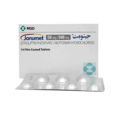 JANUMET TAB 50/500MG****