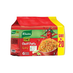 KNORR NOODLES 366GM PARTY PACK CHATPATTA 6S