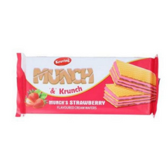 KRAVING MUNCH WAFERS 75GM STRAWBERRY
