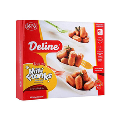 K&N CHICKEN MINI FRANKS SAUSAGE WITH CHEESE 700GM