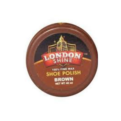 LONDON SHINE WAX SHOE POLISH 48ML BROWN