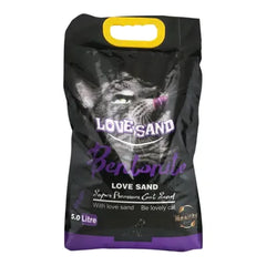 MEAOON LOVE SAND BENTONITE CAT LTR 5L LAVENDER