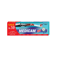 MEDICAM TOOTH PASTE 180GM BRUSH PACK