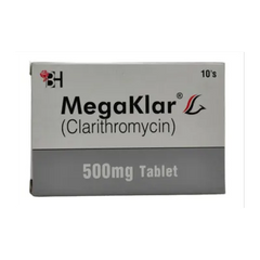 MEGAKLAR TAB 500MG