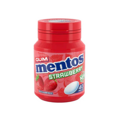 MENTOS GUM STRAWBERRY SUGAR FREE