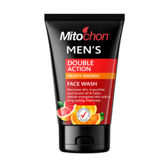 MITOCHON MENS FACE WASH 100ML DOUBLE ACTION