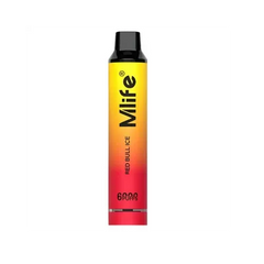 MLIFE DISPISABLE VAPE 10ML RED BULL ICE