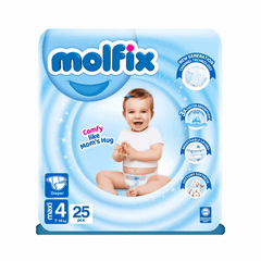 MOLFIX DIAPERS MAXI 25PCS