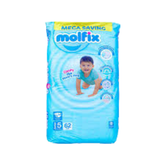 MOLFIX DIAPERS 62PCS JUNIOR