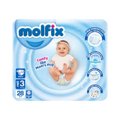 MOLFIX DIAPERS MIDI 28PCS