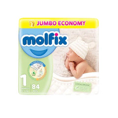 MOLFIX DIAPERS NEWBORN 84PCS