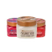 NATURAL SHERBET SCRUB 600GM RASPBERRY