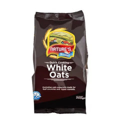 NATURES WHITE OATS 200GM POUCH