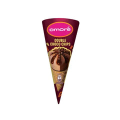 OMORE DOUBLE CHOCO CHIPS CONE