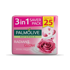 PALMOLIVE SOAP 3PCS BUNDLE PACK 130GM PINK