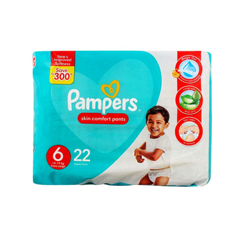 PAMPERS PANTS 19PCS EXTRA LARGE SIZE 6