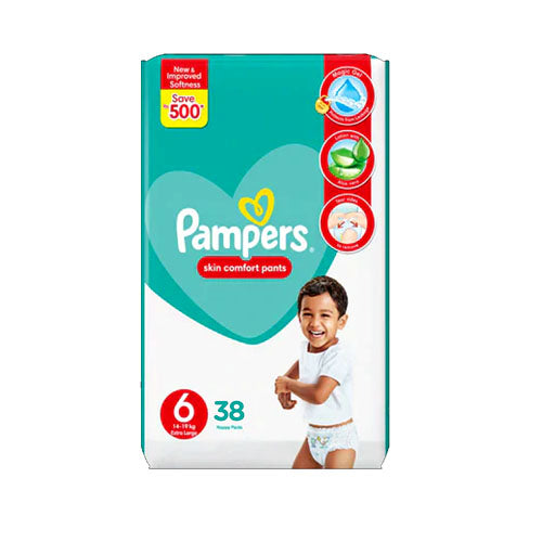 PAMPERS PANTS 38PCS EXTRA LARGE SIZE 6
