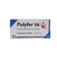 POLYFER TAB FA CHEWABLE