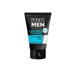 PONDS MEN FACE WASH 100GM LIGHTHNING OIL CLEAR