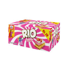 RIO BISCUITS SNACK PACKS STRAWBERRY 16PCS