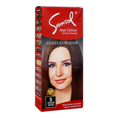 SAMSOL HAIR COLOR 3 MEDIUM BROWN