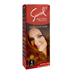 SAMSOL HAIR COLOR 4 LIGHT BROWN