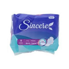 SINCERE STANITARY NAPKINS MAXI THICK LONG 9PCS